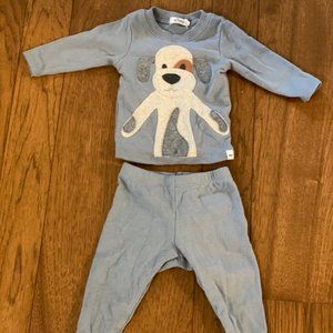Oh Baby by Motherhood Blue Dog Matching Set